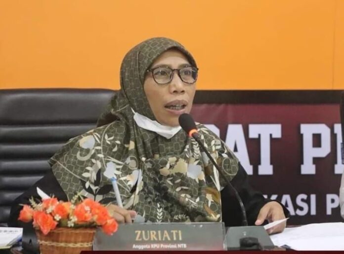 Zuriati, Anggota Divisi Teknis Penyelenggaraan KPU NTB