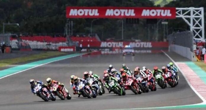 Moto GP di sirkuit Mandalika Lombok