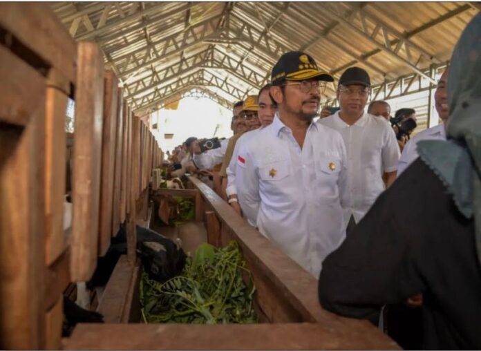 Mentan RI saat kunjungi Lombok Barat NTB